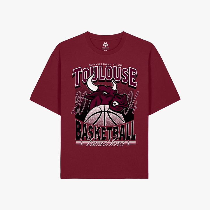 T-SHIRT TBC TORO Grenat