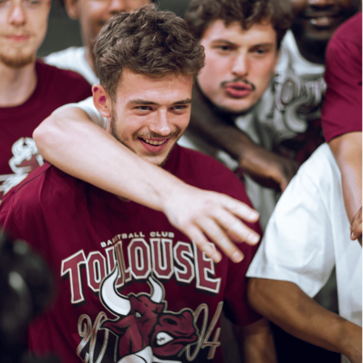 T-SHIRT TBC TORO Grenat